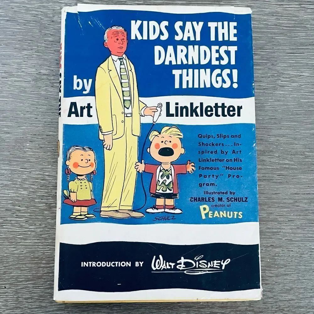 Kids Say the Darndest Things Vintage Book Art Linkletter
